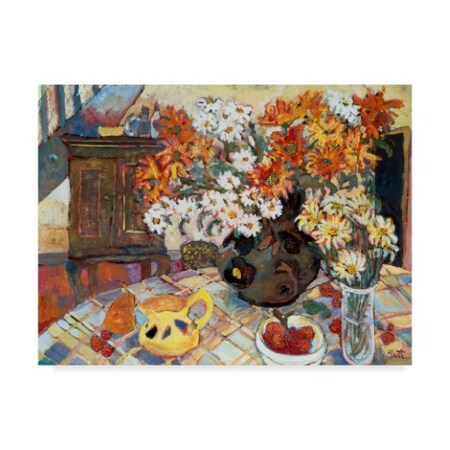 Trademark Fine Art Lorraine Platt 'Black Vase' Canvas Art, 24x32 ALI42685-C2432GG